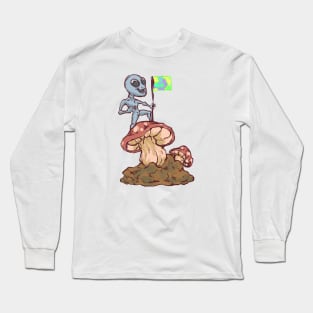 lord alien colombus discovered a new world Long Sleeve T-Shirt